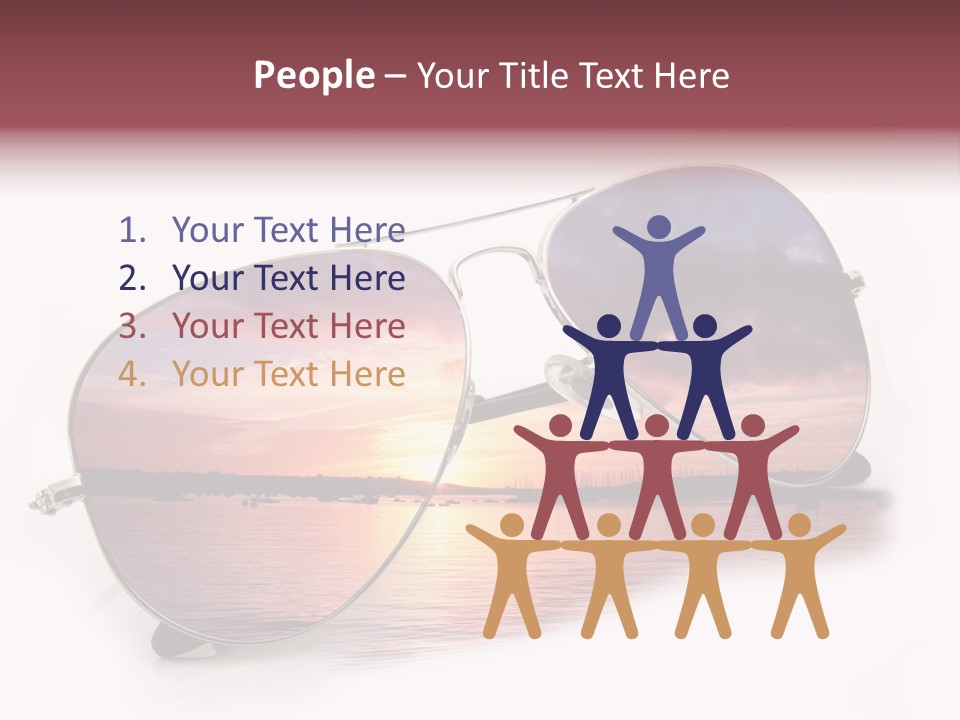 Balneare Vista Immagine PowerPoint Template