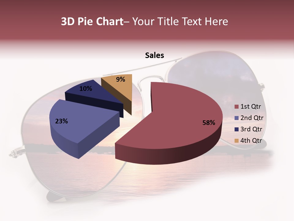 Balneare Vista Immagine PowerPoint Template