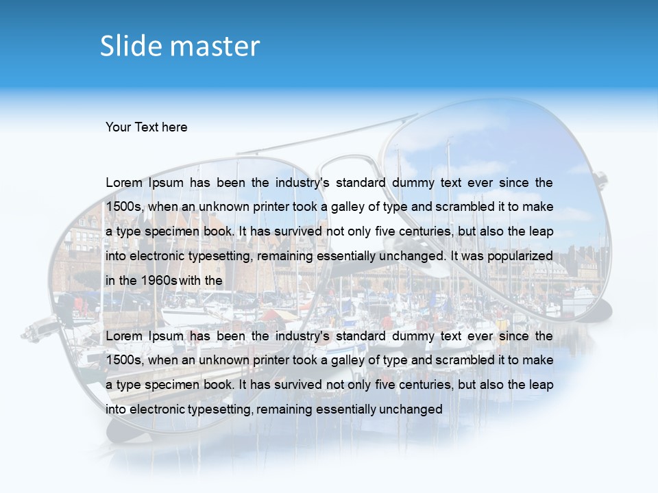 Paesaggio Relax Camminata PowerPoint Template