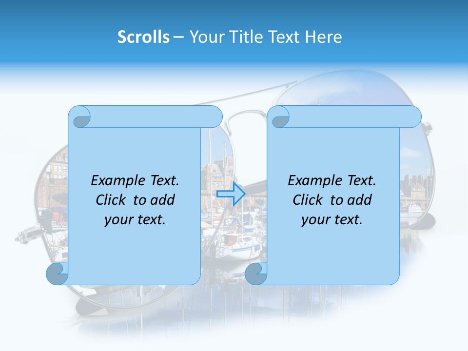 Paesaggio Relax Camminata PowerPoint Template