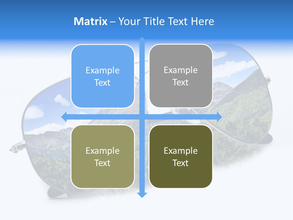Vista Immaginazione Cielo PowerPoint Template