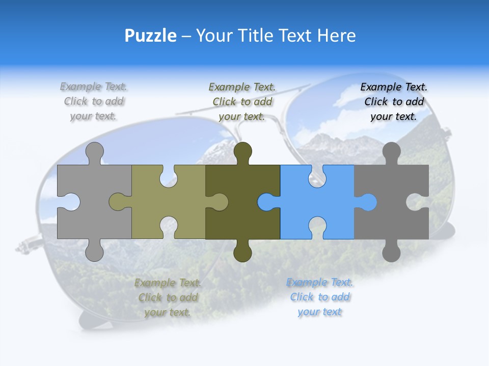 Vista Immaginazione Cielo PowerPoint Template