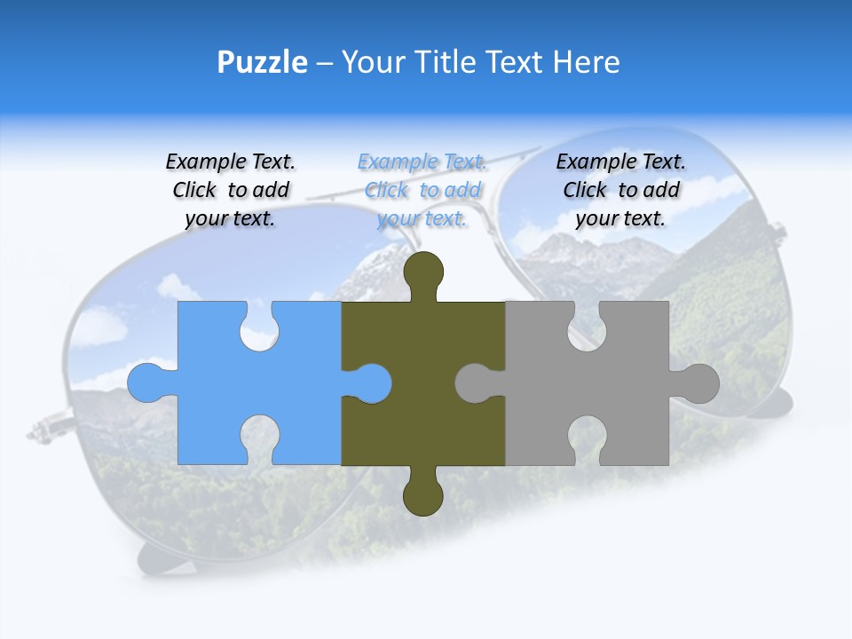 Vista Immaginazione Cielo PowerPoint Template