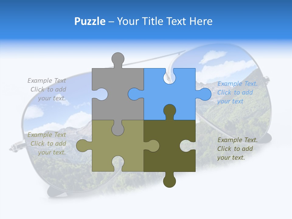 Vista Immaginazione Cielo PowerPoint Template