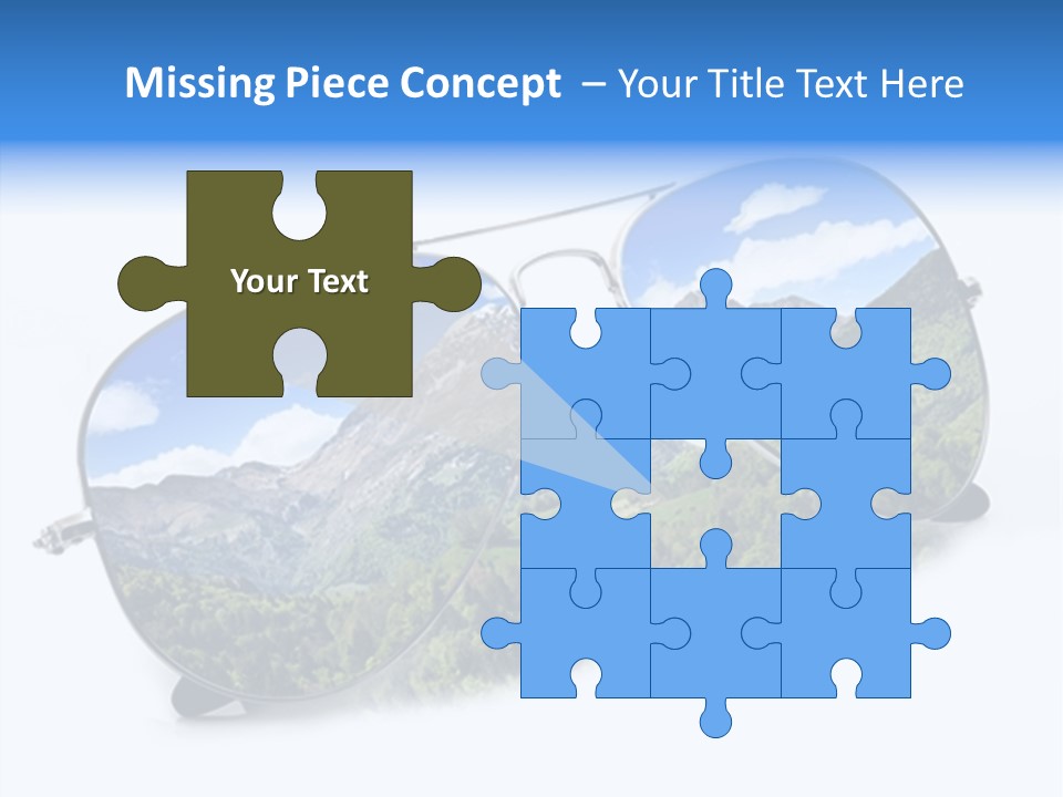 Vista Immaginazione Cielo PowerPoint Template