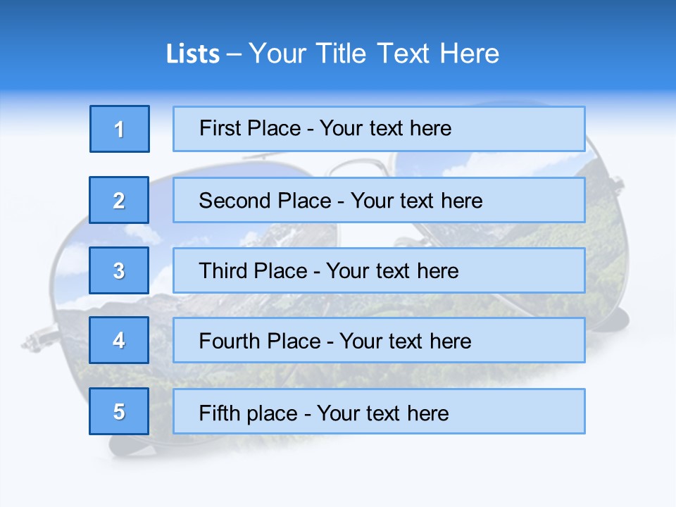 Vista Immaginazione Cielo PowerPoint Template