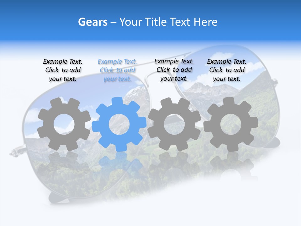 Vista Immaginazione Cielo PowerPoint Template