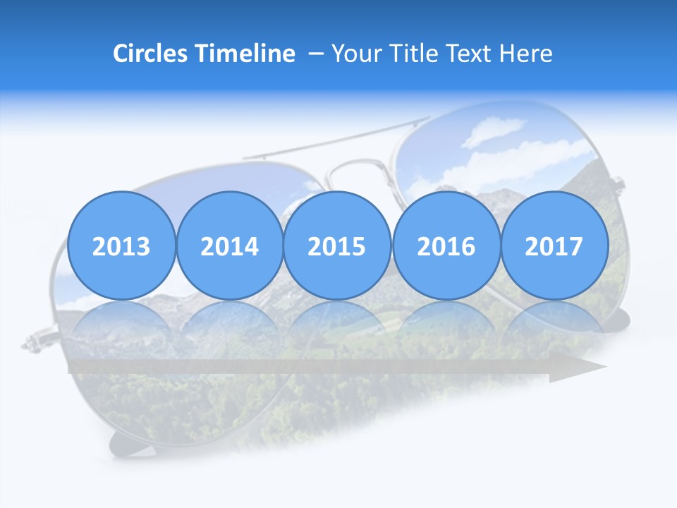 Vista Immaginazione Cielo PowerPoint Template