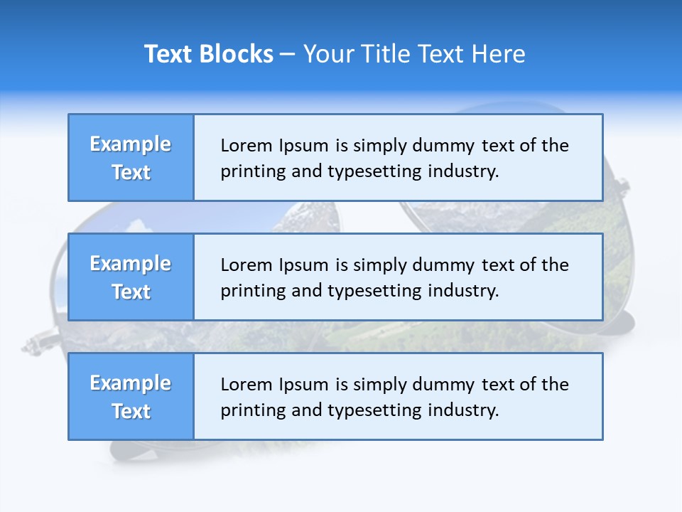 Vista Immaginazione Cielo PowerPoint Template