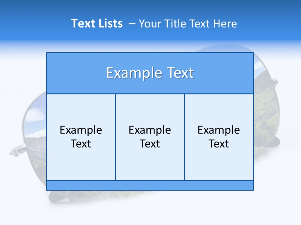 Vista Immaginazione Cielo PowerPoint Template