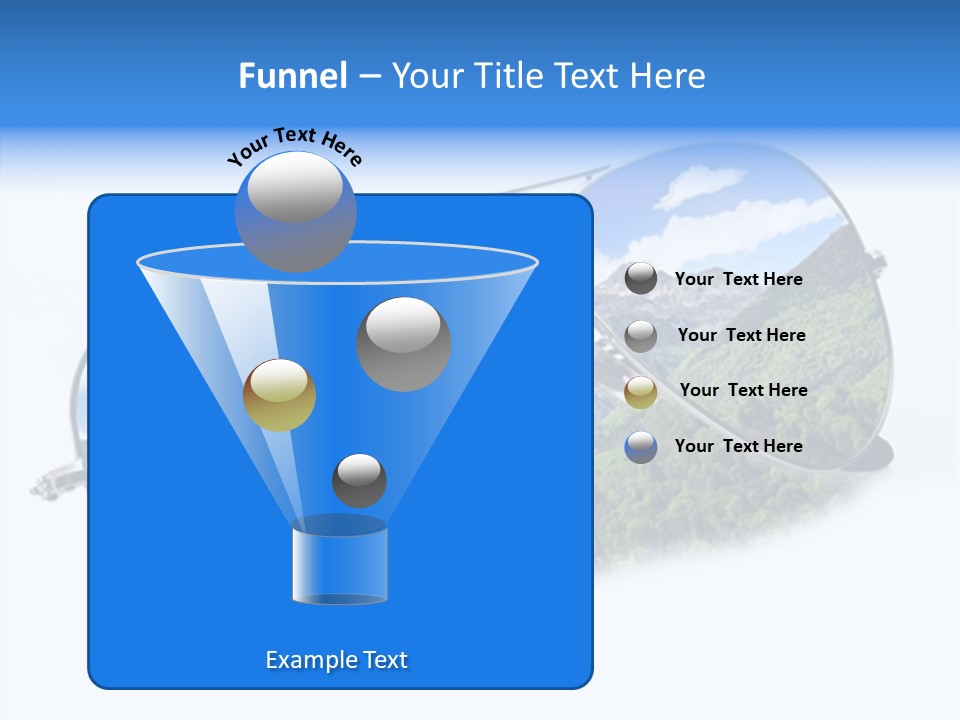 Vista Immaginazione Cielo PowerPoint Template