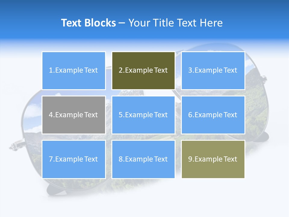 Vista Immaginazione Cielo PowerPoint Template
