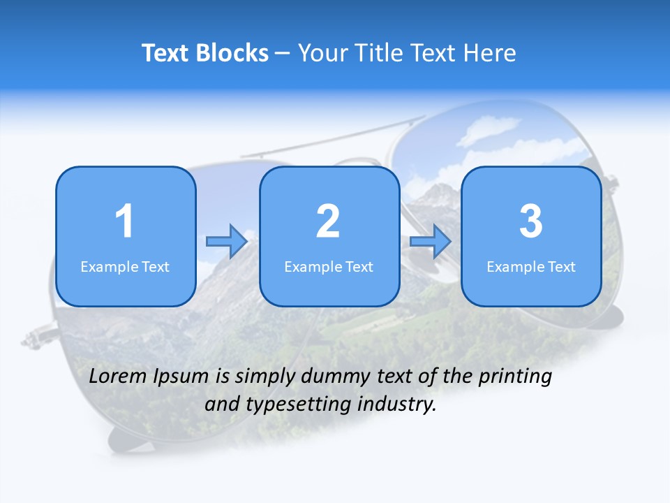 Vista Immaginazione Cielo PowerPoint Template