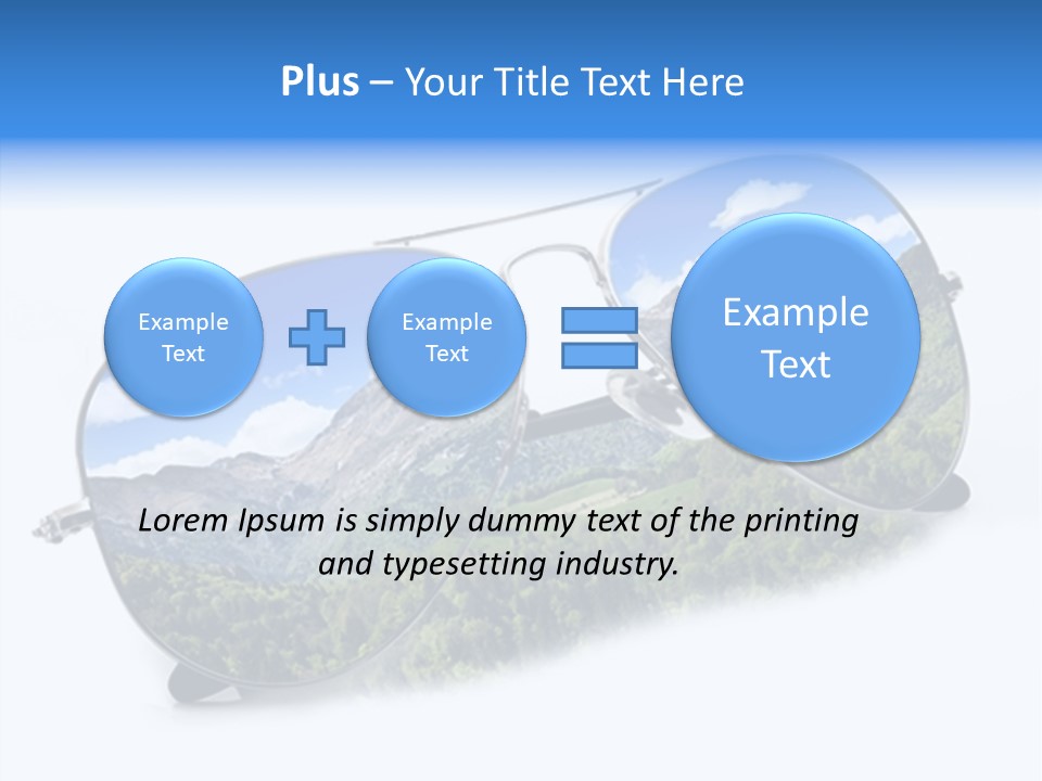 Vista Immaginazione Cielo PowerPoint Template