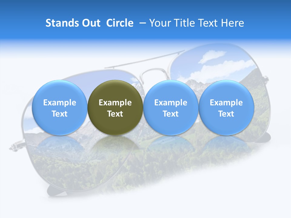 Vista Immaginazione Cielo PowerPoint Template