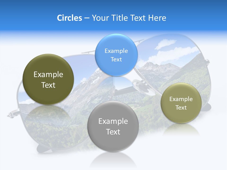 Vista Immaginazione Cielo PowerPoint Template
