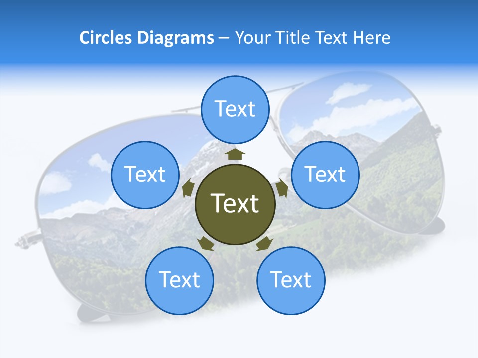 Vista Immaginazione Cielo PowerPoint Template