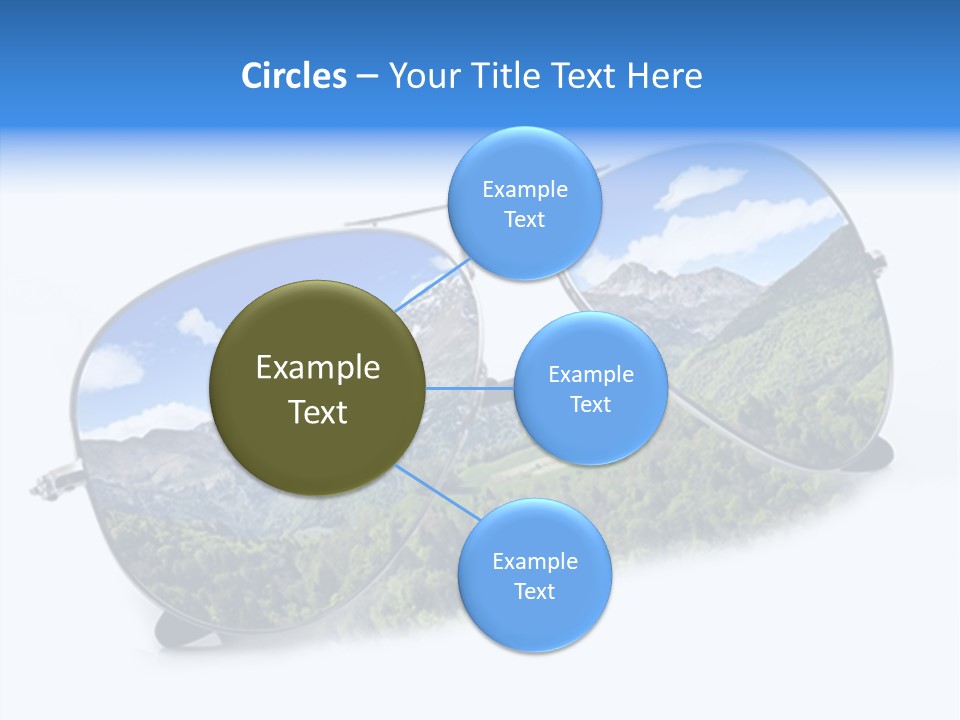 Vista Immaginazione Cielo PowerPoint Template