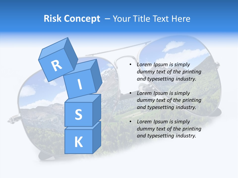 Vista Immaginazione Cielo PowerPoint Template