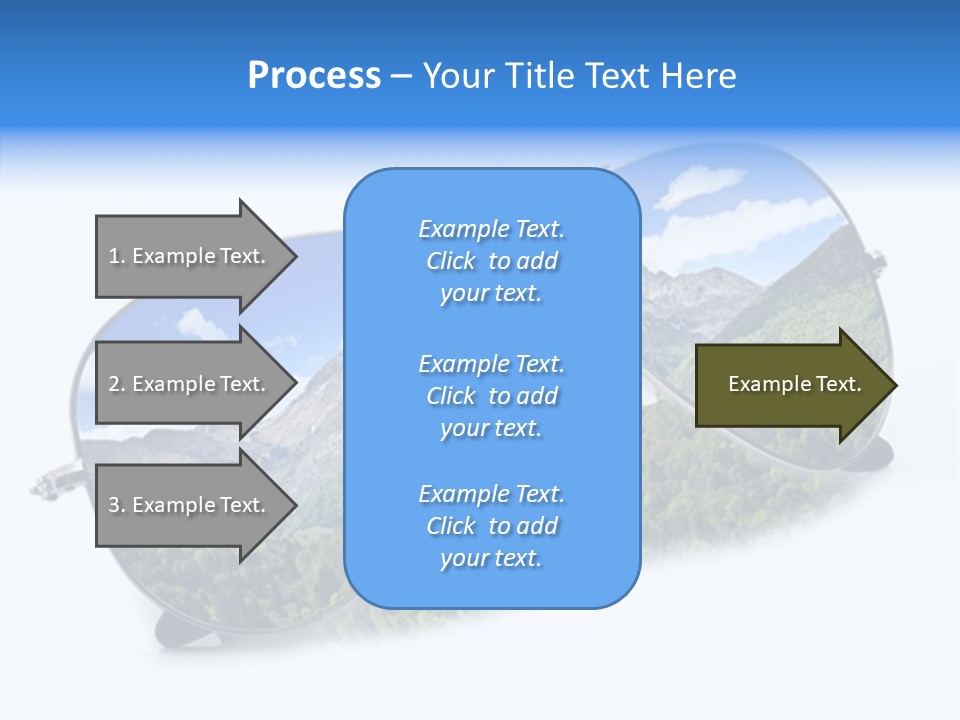 Vista Immaginazione Cielo PowerPoint Template