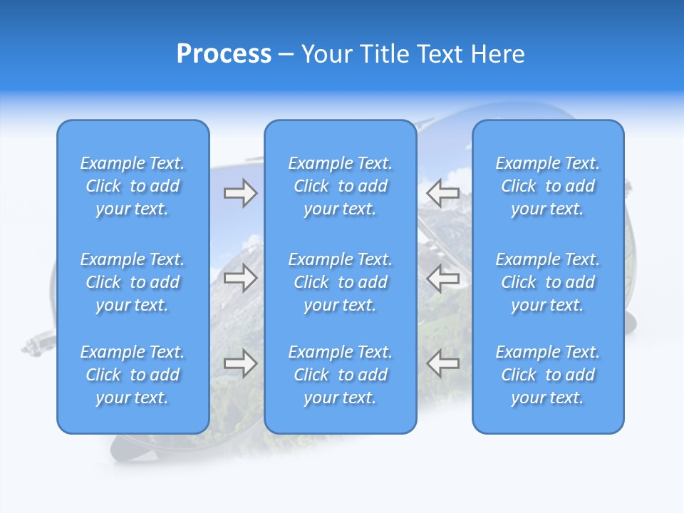 Vista Immaginazione Cielo PowerPoint Template