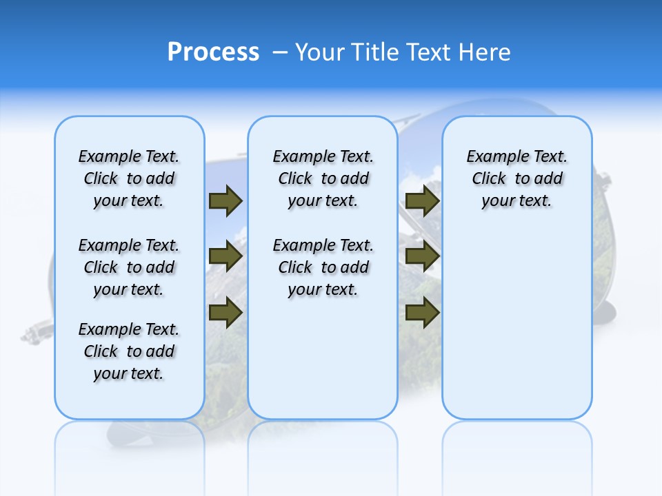 Vista Immaginazione Cielo PowerPoint Template
