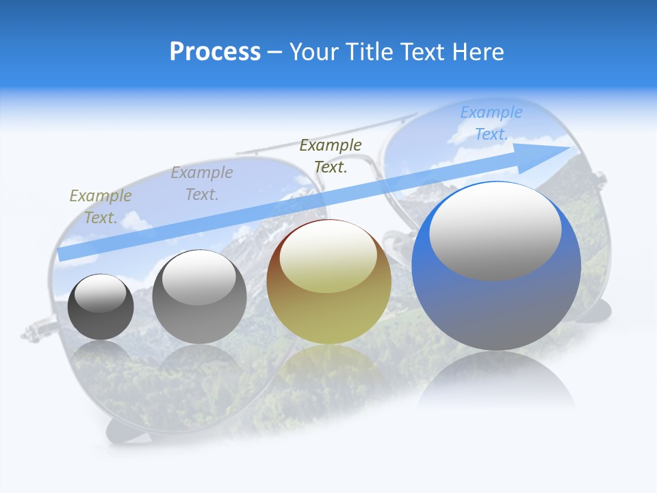Vista Immaginazione Cielo PowerPoint Template