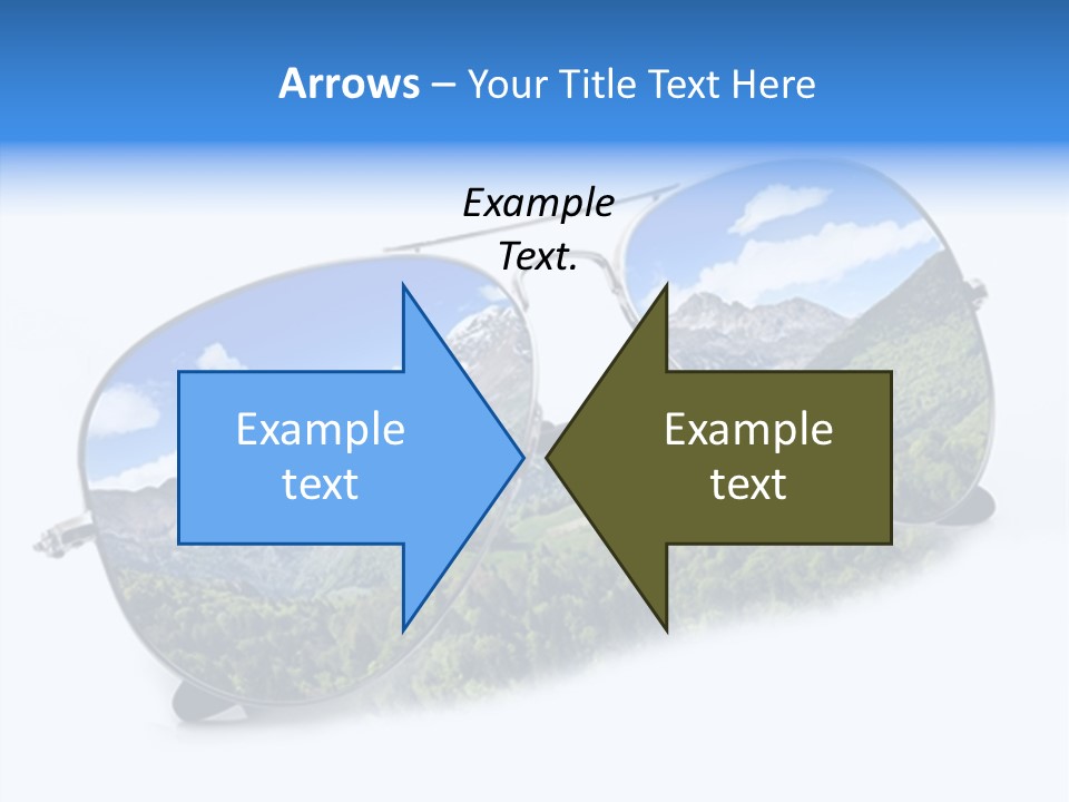 Vista Immaginazione Cielo PowerPoint Template