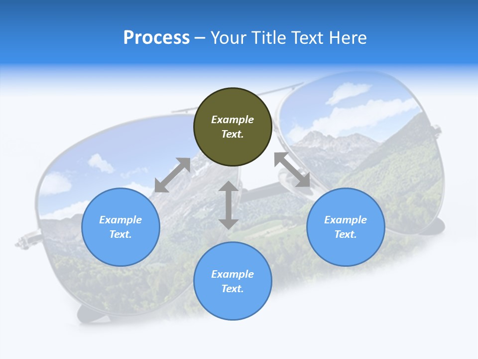 Vista Immaginazione Cielo PowerPoint Template
