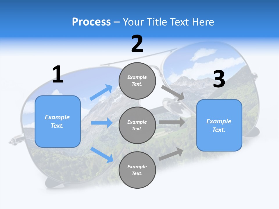 Vista Immaginazione Cielo PowerPoint Template
