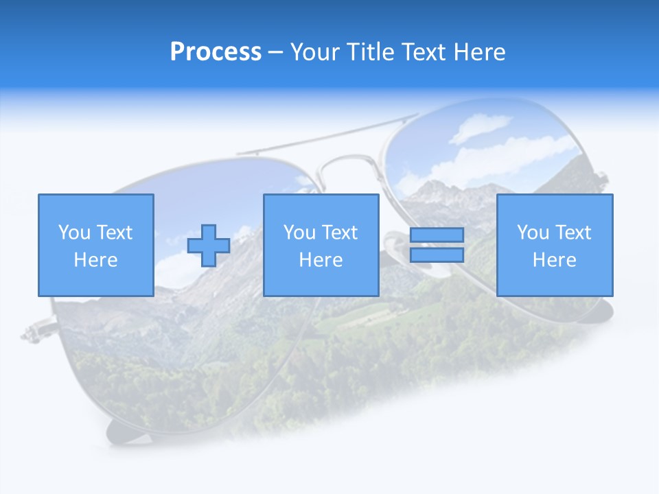 Vista Immaginazione Cielo PowerPoint Template