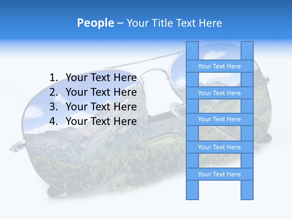 Vista Immaginazione Cielo PowerPoint Template
