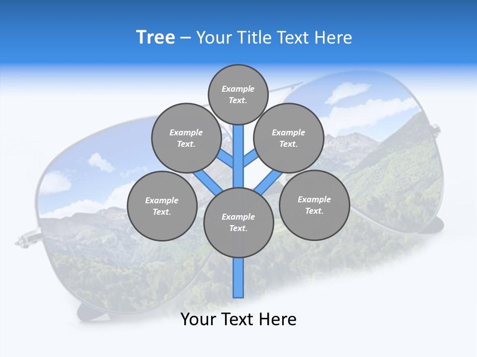 Vista Immaginazione Cielo PowerPoint Template
