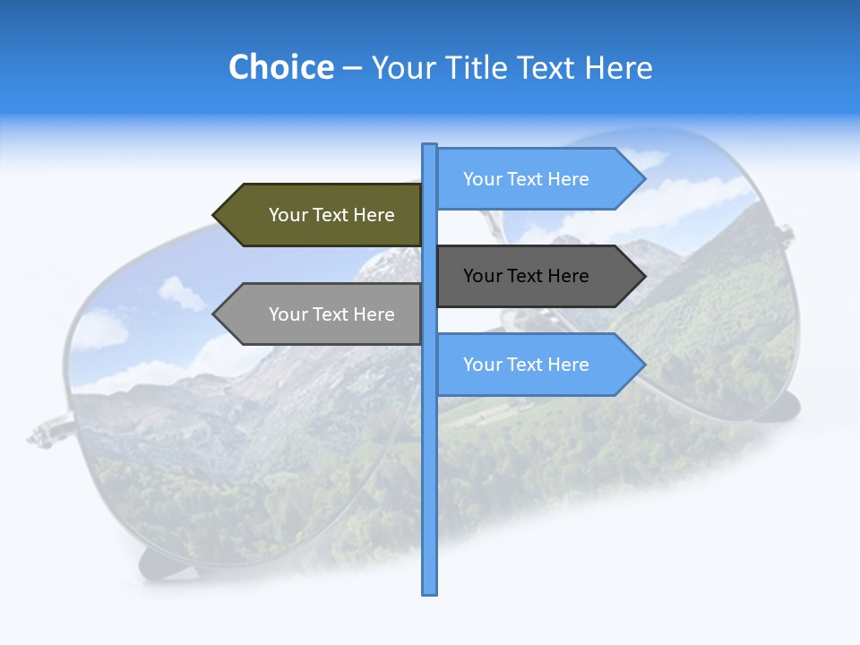 Vista Immaginazione Cielo PowerPoint Template