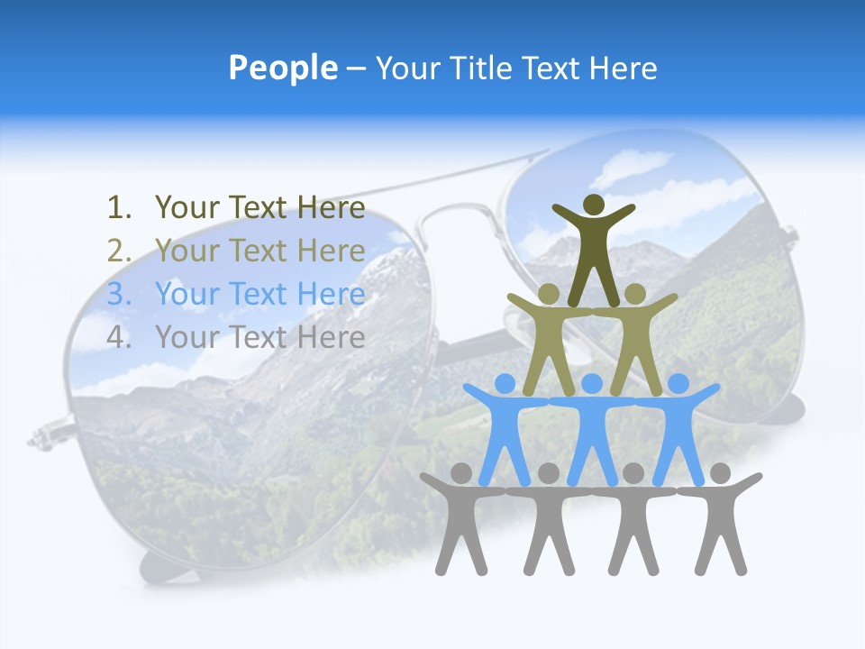 Vista Immaginazione Cielo PowerPoint Template