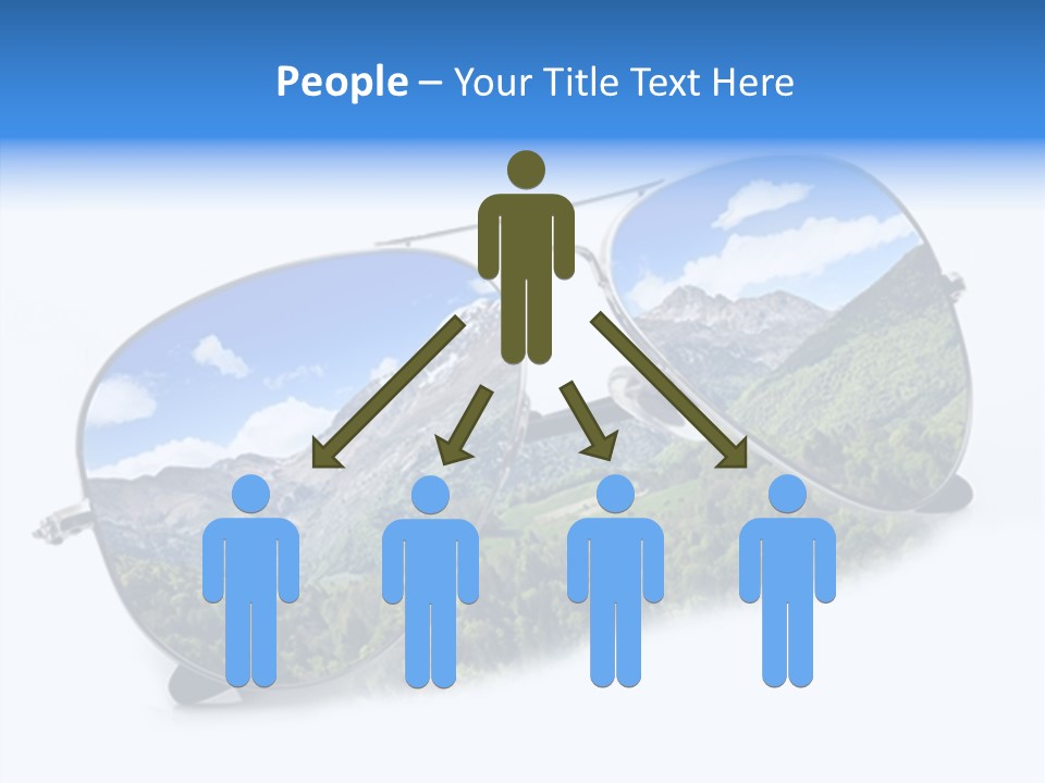 Vista Immaginazione Cielo PowerPoint Template