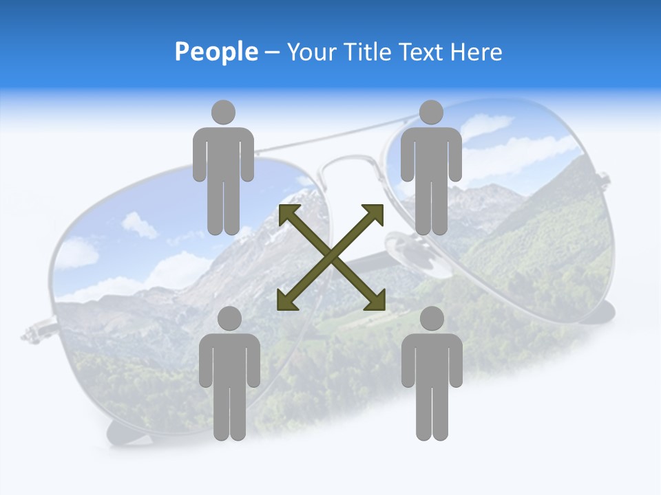 Vista Immaginazione Cielo PowerPoint Template