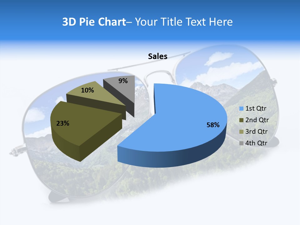 Vista Immaginazione Cielo PowerPoint Template