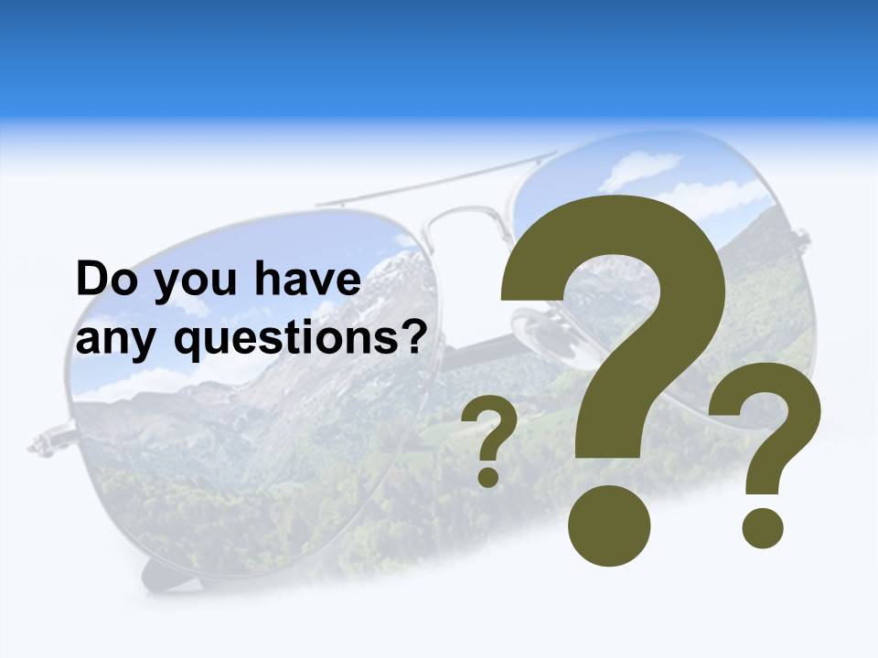 Vista Immaginazione Cielo PowerPoint Template