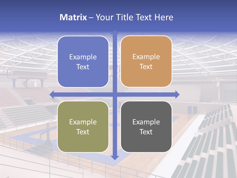 Progetto Tensostruttura Sportivo PowerPoint Template