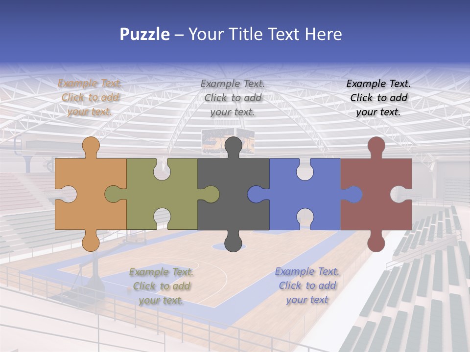 Progetto Tensostruttura Sportivo PowerPoint Template