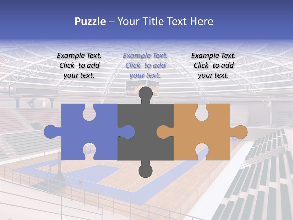 Progetto Tensostruttura Sportivo PowerPoint Template