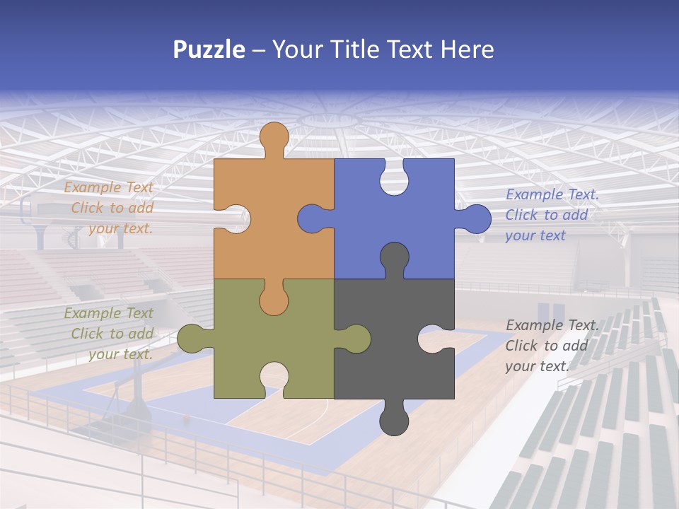 Progetto Tensostruttura Sportivo PowerPoint Template