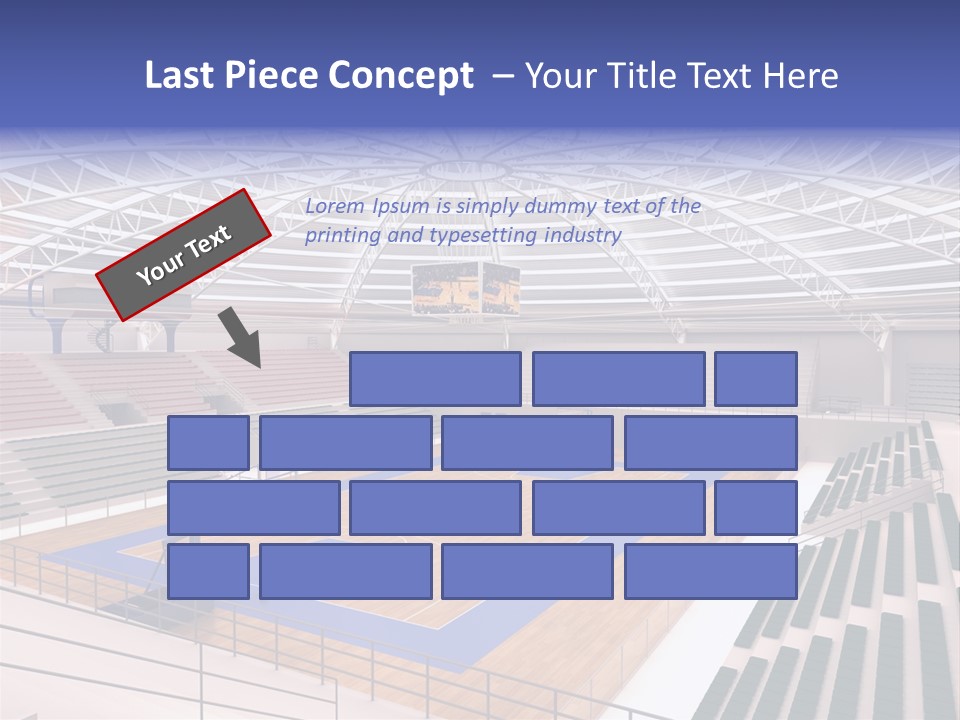 Progetto Tensostruttura Sportivo PowerPoint Template