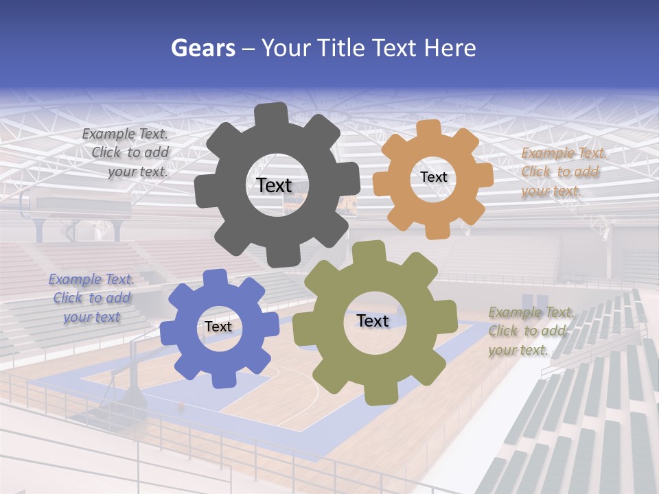 Progetto Tensostruttura Sportivo PowerPoint Template