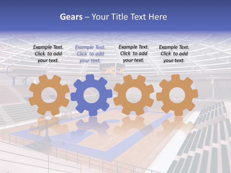 Progetto Tensostruttura Sportivo PowerPoint Template