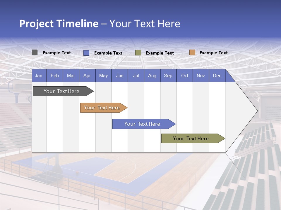 Progetto Tensostruttura Sportivo PowerPoint Template