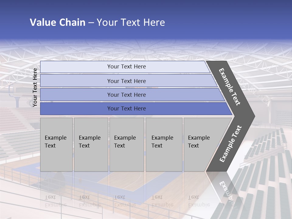 Progetto Tensostruttura Sportivo PowerPoint Template