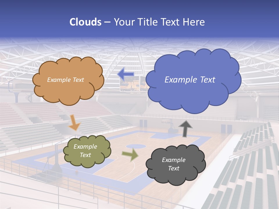 Progetto Tensostruttura Sportivo PowerPoint Template