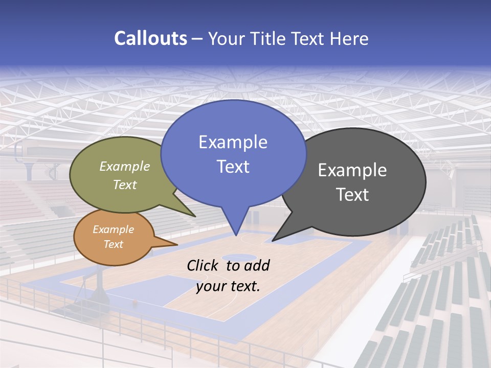 Progetto Tensostruttura Sportivo PowerPoint Template